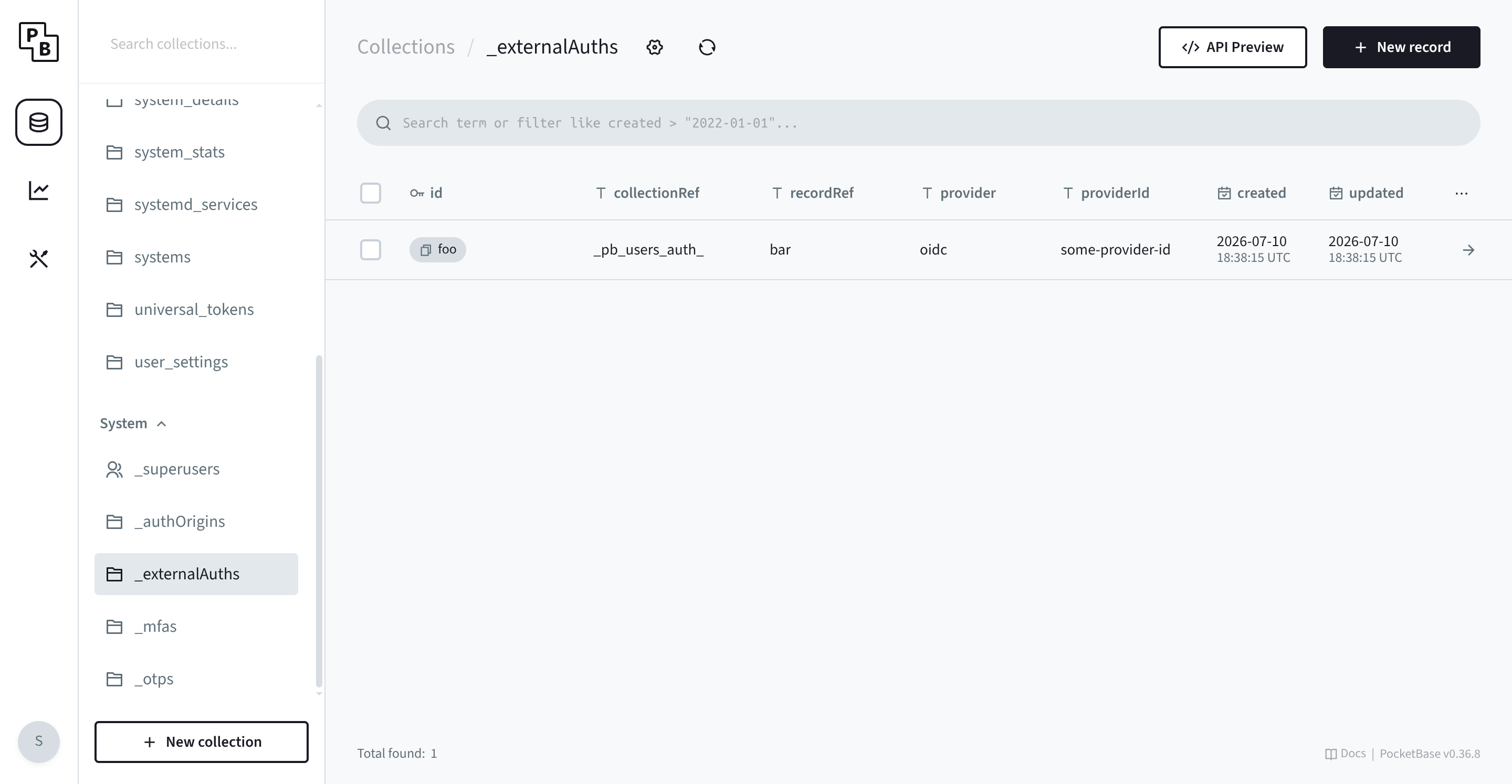 Beszel Admin External Auths