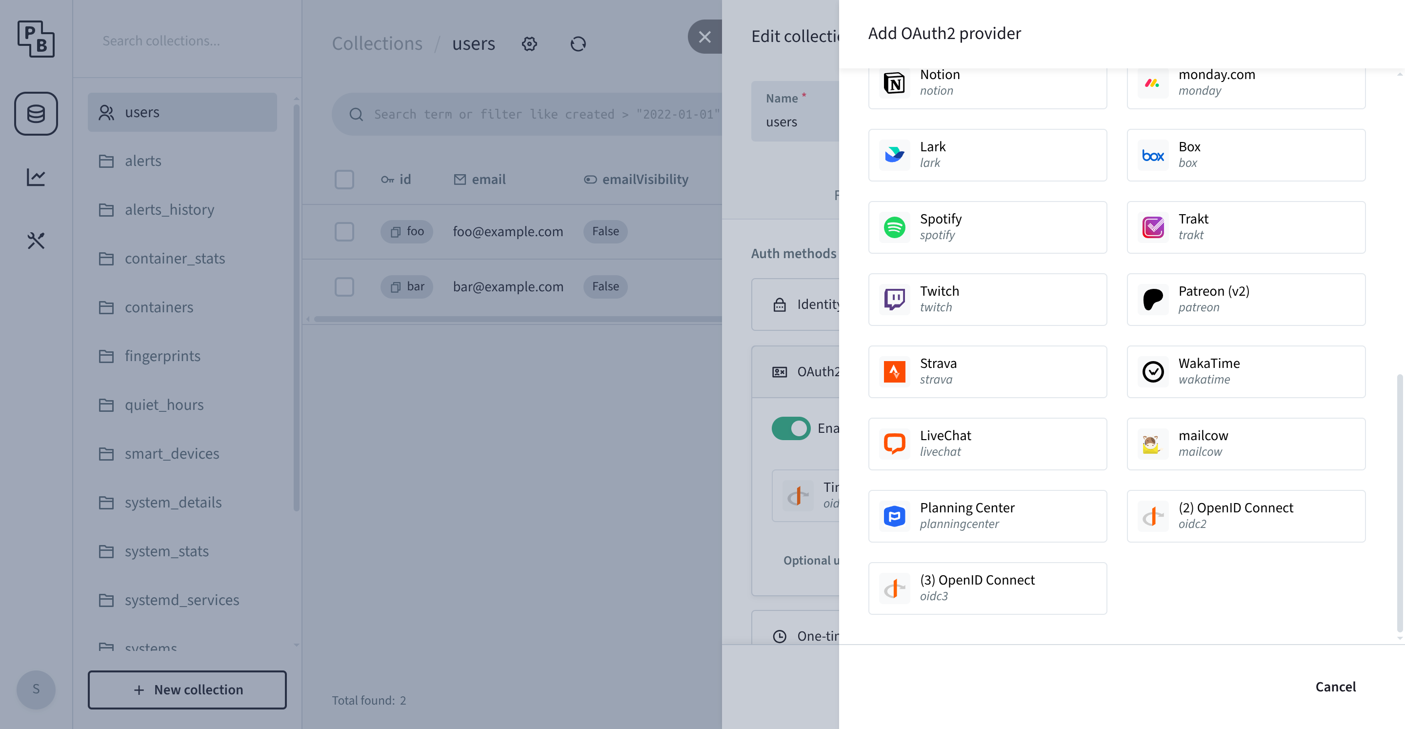 Beszel Providers