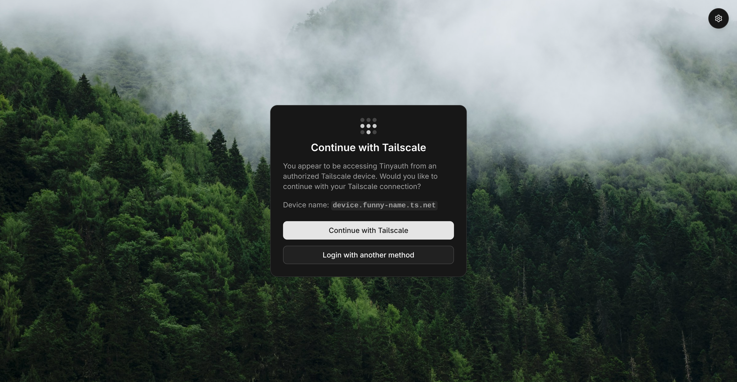 Tinyauth Tailscale Login
